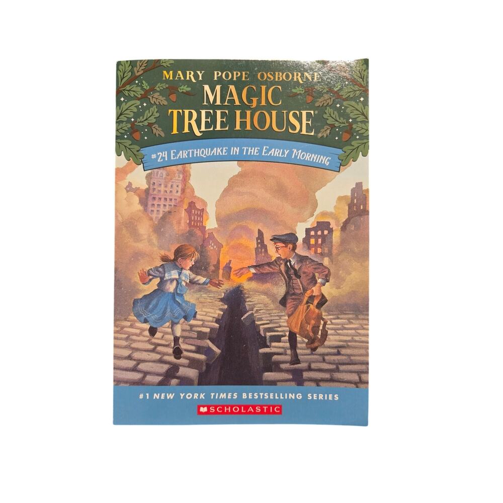 Magic tree house #24 earthquake in the early morning by Mary Pope Osborne
